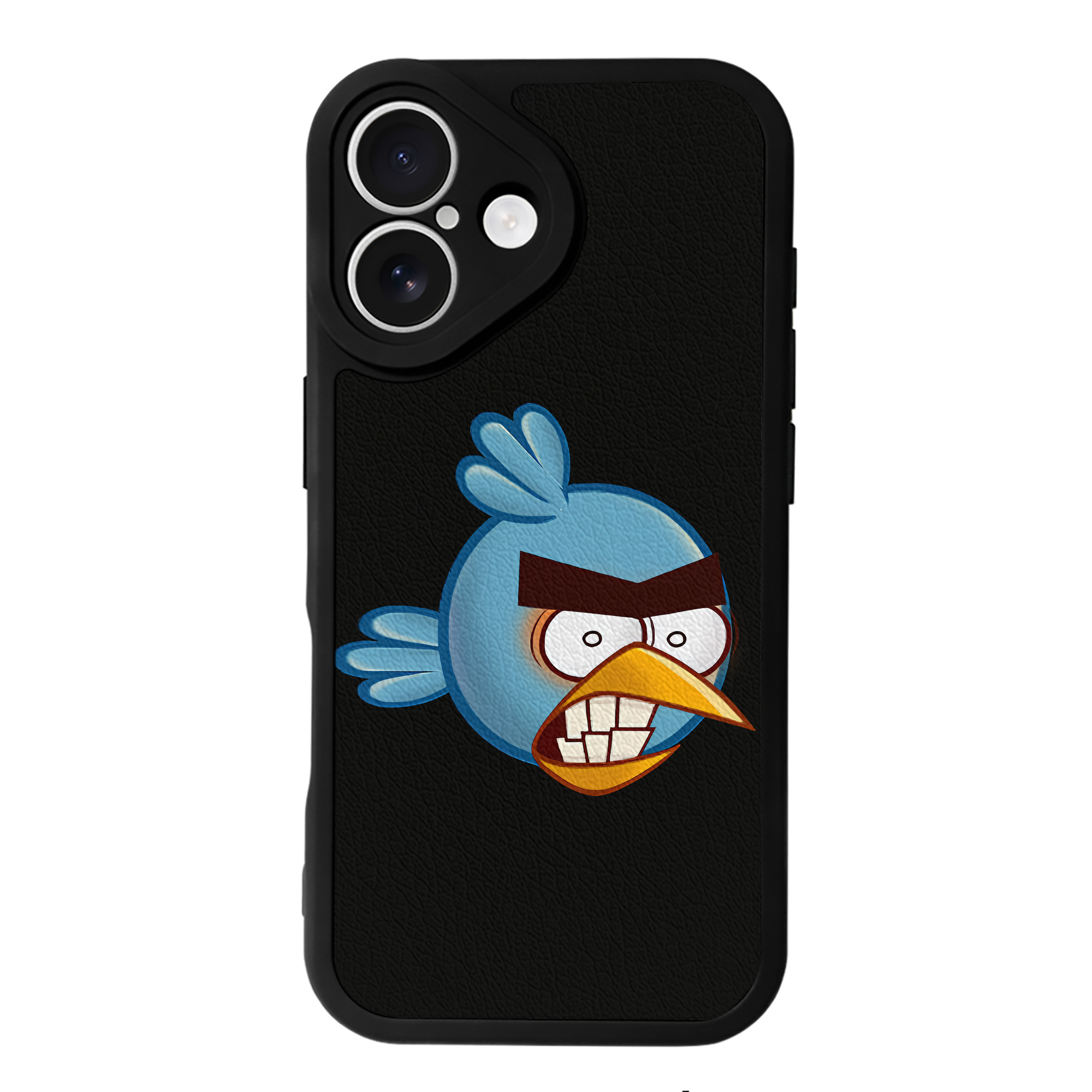 （画像用） Angry Birds アングリーバード 【iPhone 16シリーズ対応】シリコンスマホケース（レザー調） 材質：シリコン